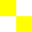 jaune/blanc carré
