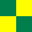 vert/jaune carré