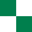 vert/blanc carré